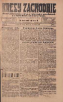 Kresy Zachodnie: pismo poświęcone obronie interesów narodowych na zachodnich ziemiach Polski 1924.01.23 R.2 Nr9