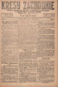 Kresy Zachodnie: pismo poświęcone obronie interes&oacute;w narodowych na zachodnich ziemiach Polski 1924.03.19 R.2 Nr33