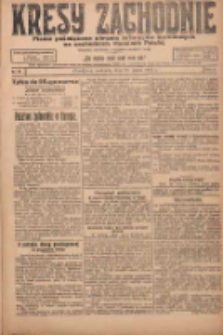 Kresy Zachodnie: pismo poświęcone obronie interes&oacute;w narodowych na zachodnich ziemiach Polski 1924.03.23 R.2 Nr37