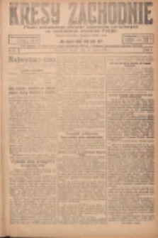 Kresy Zachodnie: pismo poświęcone obronie interes&oacute;w narodowych na zachodnich ziemiach Polski 1924.03.25 R.2 Nr37