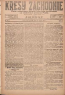 Kresy Zachodnie: pismo poświęcone obronie interesów narodowych na zachodnich ziemiach Polski 1924.03.27 R.2 Nr39