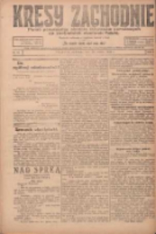 Kresy Zachodnie: pismo poświęcone obronie interesów narodowych na zachodnich ziemiach Polski 1924.03.30 R.2 Nr42