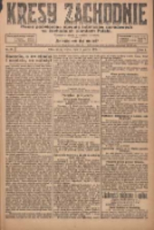 Kresy Zachodnie: pismo poświęcone obronie interes&oacute;w narodowych na zachodnich ziemiach Polski 1924.03.05 R.2 Nr27