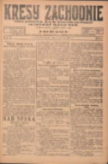 Kresy Zachodnie: pismo poświęcone obronie interes&oacute;w narodowych na zachodnich ziemiach Polski 1924.04.04 R.2 Nr46