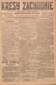Kresy Zachodnie: pismo poświęcone obronie interes&oacute;w narodowych na zachodnich ziemiach Polski 1924.04.13 R.2 Nr54