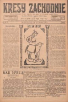 Kresy Zachodnie: pismo poświęcone obronie interes&oacute;w narodowych na zachodnich ziemiach Polski 1924.04.20 R.2 Nr60