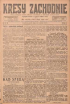 Kresy Zachodnie: pismo poświęcone obronie interesów narodowych na zachodnich ziemiach Polski 1924.04.23 R.2 Nr61