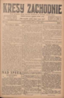 Kresy Zachodnie: pismo poświęcone obronie interesów narodowych na zachodnich ziemiach Polski 1924.05.15 R.2 Nr79