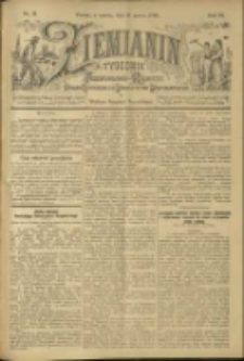 Ziemianin. Tygodnik przemysłowo-rolniczy; organ Centralnego Towarzystwa Gospodarczego w Wielkiem Księstwie Poznańskiem 1900.03.31 R.50 Nr13