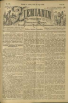 Ziemianin. Tygodnik przemysłowo-rolniczy; organ Centralnego Towarzystwa Gospodarczego w Wielkiem Księstwie Poznańskiem 1900.05.19 R.50 Nr20