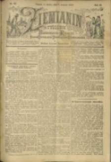 Ziemianin. Tygodnik przemysłowo-rolniczy; organ Centralnego Towarzystwa Gospodarczego w Wielkiem Księstwie Poznańskiem 1900.06.02 R.50 Nr22