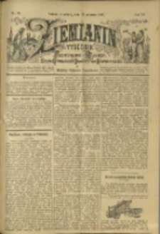 Ziemianin. Tygodnik przemysłowo-rolniczy; organ Centralnego Towarzystwa Gospodarczego w Wielkiem Księstwie Poznańskiem 1900.06.23 R.50 Nr25