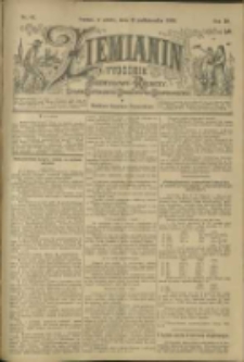 Ziemianin. Tygodnik przemysłowo-rolniczy; organ Centralnego Towarzystwa Gospodarczego w Wielkiem Księstwie Poznańskiem 1900.10.13 R.50 Nr41