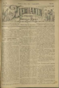 Ziemianin. Tygodnik przemysłowo-rolniczy; organ Centralnego Towarzystwa Gospodarczego w Wielkiem Księstwie Poznańskiem 1900.11.03 R.50 Nr44