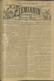 Ziemianin. Tygodnik przemysłowo-rolniczy; organ Centralnego Towarzystwa Gospodarczego w Wielkiem Księstwie Poznańskiem 1900.11.10 R.50 Nr45
