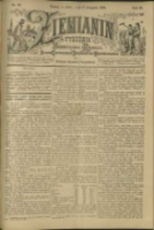 Ziemianin. Tygodnik przemysłowo-rolniczy; organ Centralnego Towarzystwa Gospodarczego w Wielkiem Księstwie Poznańskiem 1900.11.17 R.50 Nr46