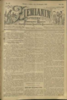 Ziemianin. Tygodnik przemysłowo-rolniczy; organ Centralnego Towarzystwa Gospodarczego w Wielkiem Księstwie Poznańskiem 1900.11.24 R.50 Nr47