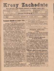 Kresy Zachodnie: pismo poświęcone obronie interesów narodowych na zachodnich ziemiach Polski 1924.06.19 R.2 Nr106