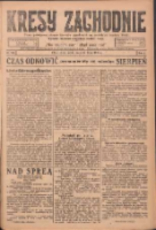 Kresy Zachodnie: pismo poświęcone obronie interes&oacute;w narodowych na zachodnich ziemiach Polski 1924.07.23 R.2 Nr134