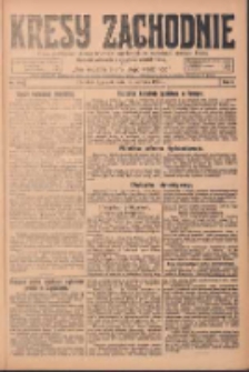 Kresy Zachodnie: pismo poświęcone obronie interesów narodowych na zachodnich ziemiach Polski 1924.08.15 R.2 Nr154