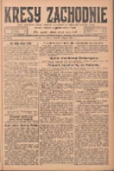 Kresy Zachodnie: pismo poświęcone obronie interes&oacute;w narodowych na zachodnich ziemiach Polski 1924.08.19 R.2 Nr156