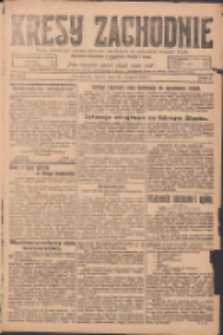 Kresy Zachodnie: pismo poświęcone obronie interes&oacute;w narodowych na zachodnich ziemiach Polski 1924.08.23 R.2 Nr160