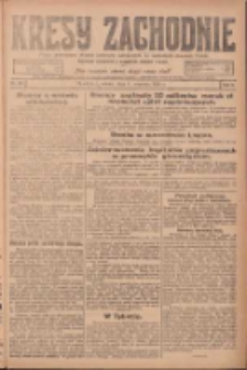 Kresy Zachodnie: pismo poświęcone obronie interes&oacute;w narodowych na zachodnich ziemiach Polski 1924.09.06 R.2 Nr172