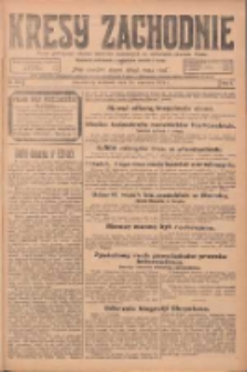Kresy Zachodnie: pismo poświęcone obronie interes&oacute;w narodowych na zachodnich ziemiach Polski 1924.09.14 R.2 Nr179