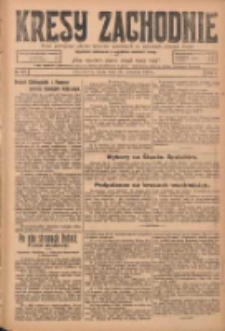 Kresy Zachodnie: pismo poświęcone obronie interesów narodowych na zachodnich ziemiach Polski 1924.09.24 R.2 Nr187