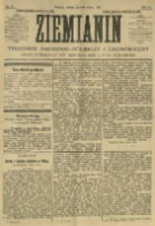 Ziemianin. Tygodnik naukowo-rolniczy i ekonomiczny; organ Centralnego Towarzystwa Gospodarczego w Wielkiem Księstwie Poznańskiem 1905.03.18 R.55 Nr11