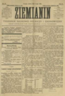 Ziemianin. Tygodnik naukowo-rolniczy i ekonomiczny; organ Centralnego Towarzystwa Gospodarczego w Wielkiem Księstwie Poznańskiem 1905.05.06 R.55 Nr18