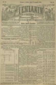 Ziemianin. Tygodnik przemysłowo-rolniczy; organ Centralnego Towarzystwa Gospodarczego w Wielkiem Księstwie Poznańskiem 1901.08.17 R.51 Nr33