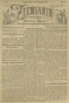 Ziemianin. Tygodnik przemysłowo-rolniczy; organ Centralnego Towarzystwa Gospodarczego w Wielkiem Księstwie Poznańskiem 1901.11.09 R.51 Nr45