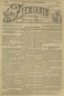Ziemianin. Tygodnik przemysłowo-rolniczy; organ Centralnego Towarzystwa Gospodarczego w Wielkiem Księstwie Poznańskiem 1901.11.16 R.51 Nr46
