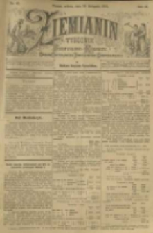 Ziemianin. Tygodnik przemysłowo-rolniczy; organ Centralnego Towarzystwa Gospodarczego w Wielkiem Księstwie Poznańskiem 1901.11.30 R.51 Nr48