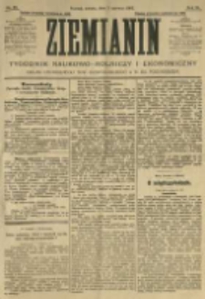 Ziemianin. Tygodnik naukowo-rolniczy i ekonomiczny; organ Centralnego Towarzystwa Gospodarczego w Wielkiem Księstwie Poznańskiem 1905.06.03 R.55 Nr22