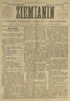 Ziemianin. Tygodnik naukowo-rolniczy i ekonomiczny; organ Centralnego Towarzystwa Gospodarczego w Wielkiem Księstwie Poznańskiem 1905.07.01 R.55 Nr26