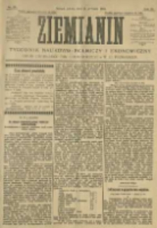 Ziemianin. Tygodnik naukowo-rolniczy i ekonomiczny; organ Centralnego Towarzystwa Gospodarczego w Wielkiem Księstwie Poznańskiem 1905.09.23 R.55 Nr38