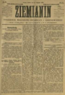 Ziemianin. Tygodnik naukowo-rolniczy i ekonomiczny; organ Centralnego Towarzystwa Gospodarczego w Wielkiem Księstwie Poznańskiem 1905.11.11 R.55 Nr45