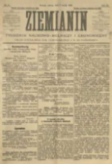 Ziemianin. Tygodnik naukowo-rolniczy i ekonomiczny; organ Centralnego Towarzystwa Gospodarczego w Wielkiem Księstwie Poznańskiem 1906.03.03 R.56 Nr9