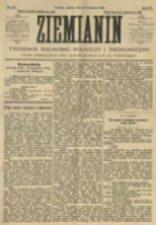 Ziemianin. Tygodnik naukowo-rolniczy i ekonomiczny; organ Centralnego Towarzystwa Gospodarczego w Wielkiem Księstwie Poznańskiem 1906.04.21 R.56 Nr16