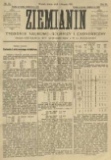 Ziemianin. Tygodnik naukowo-rolniczy i ekonomiczny; organ Centralnego Towarzystwa Gospodarczego w Wielkiem Księstwie Poznańskiem 1906.08.04 R.56 Nr31