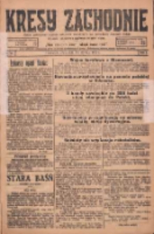 Kresy Zachodnie: pismo poświęcone obronie interes&oacute;w narodowych na zachodnich ziemiach Polski 1925.01.14 R.3 Nr10