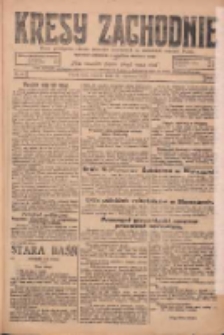 Kresy Zachodnie: pismo poświęcone obronie interes&oacute;w narodowych na zachodnich ziemiach Polski 1925.01.27 R.3 Nr21
