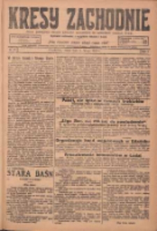 Kresy Zachodnie: pismo poświęcone obronie interes&oacute;w narodowych na zachodnich ziemiach Polski 1925.02.04 R.3 Nr27
