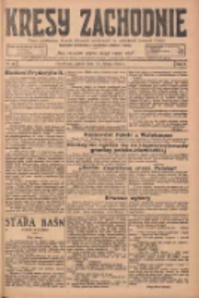 Kresy Zachodnie: pismo poświęcone obronie interes&oacute;w narodowych na zachodnich ziemiach Polski 1925.02.13 R.3 Nr35