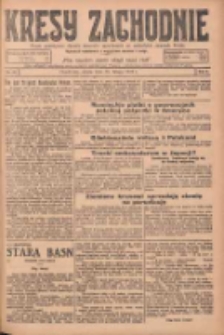 Kresy Zachodnie: pismo poświęcone obronie interes&oacute;w narodowych na zachodnich ziemiach Polski 1925.02.28 R.3 Nr48