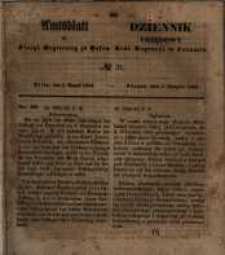 Amtsblatt der K&ouml;niglichen Regierung zu Posen. 1854.08.01 Nro.31