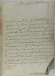 List kardynała H. Gaetaniego do kr&oacute;la Zygmunta III, Rzym 01.01.1598