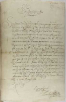 Listy Maksymiliana ks. Bawarii do kr&oacute;la Zygmunta III, Monachium 04.03.1598